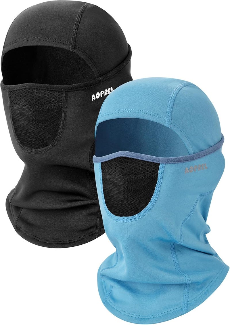 AOPREL Kids Balaclava Ski Mask with Breathable Holes, Windproof Fleece Full Face Mask for Cold Weather Boys Girls - Image 1